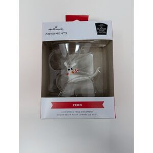 Hallmark Disney Nightmare Before Christmas Ornament Zero With Candy Cane‎